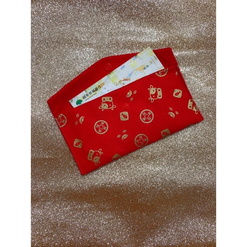 紅包袋「現貨」手工製作新年紅包袋，可當存摺收納袋和口罩收納袋-細節圖3