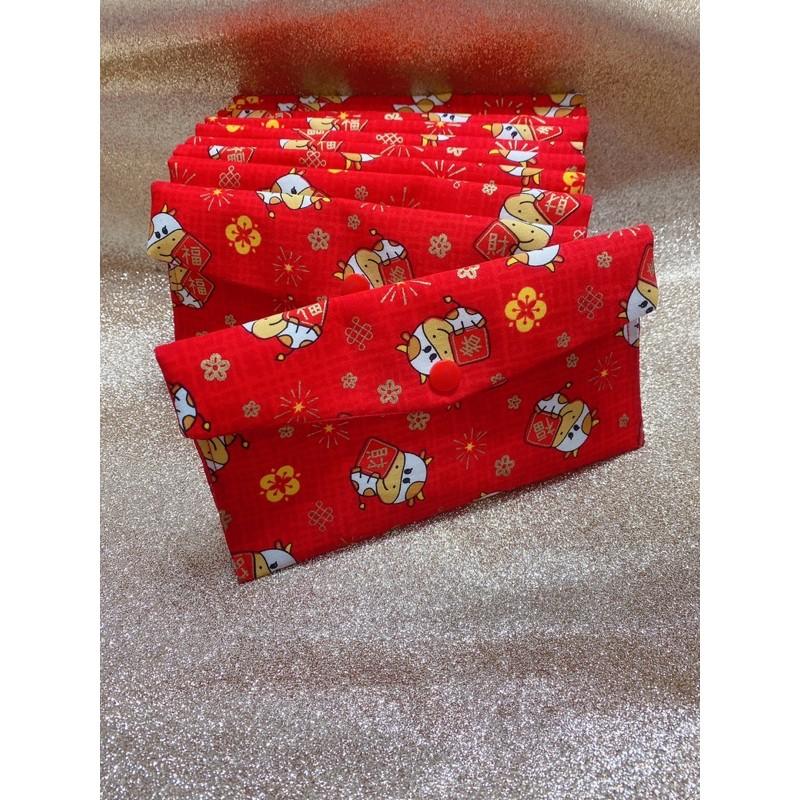 現貨🧧布紅包袋💥手工製作 重複使用💥 手作喜氣布紅包袋 手工製作 燙金布紅包袋、存摺收納袋、口罩收納袋-細節圖3
