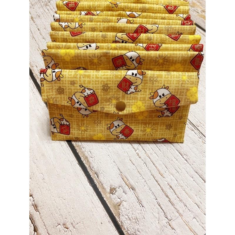 現貨🧧布紅包袋💥手工製作 重複使用💥 手作喜氣布紅包袋 手工製作 燙金布紅包袋、存摺收納袋、口罩收納袋-細節圖7