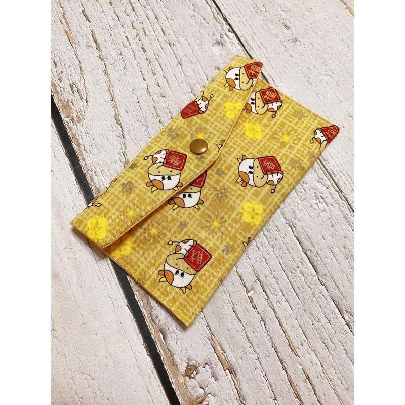現貨🧧布紅包袋💥手工製作 重複使用💥 手作喜氣布紅包袋 手工製作 燙金布紅包袋、存摺收納袋、口罩收納袋-細節圖8