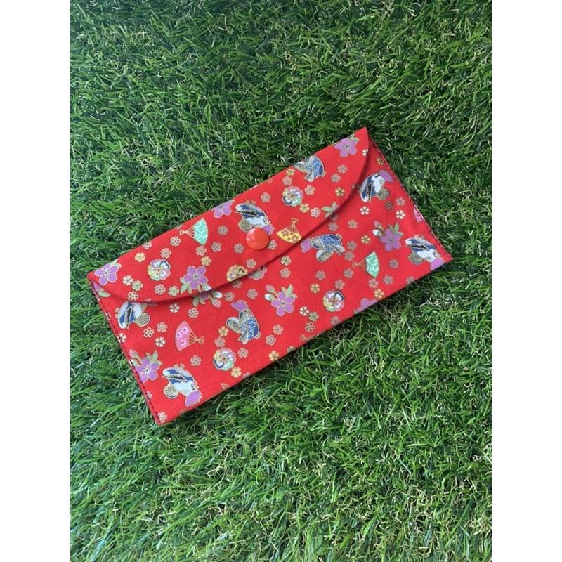 現貨 紅包袋 口罩收納袋 買十送一（隱藏版）布紅包袋 手工製作燙金布紅包袋 可收納鈔票 橫式紅包袋 口罩收納包-細節圖3