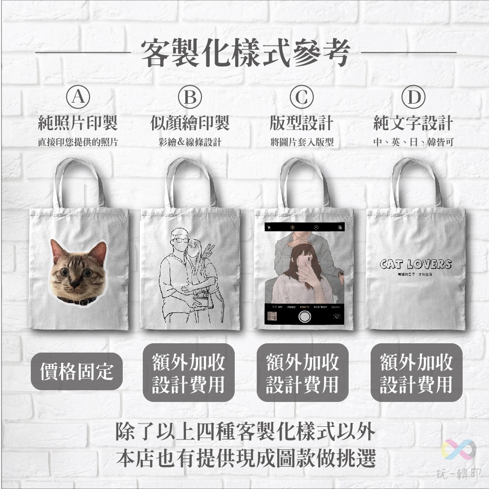 【七夕系列】客製化帆布袋 一件可印 帆布包 單肩包 提袋 手提袋 托特包-細節圖3