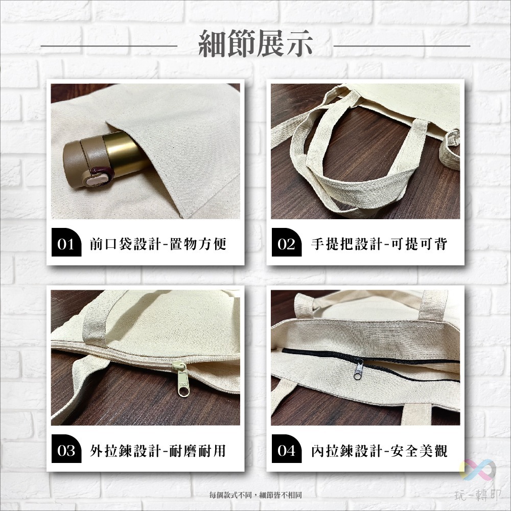 【星座系列】客製化帆布袋 一件可印 帆布包 單肩包 提袋 手提袋 托特包-細節圖2