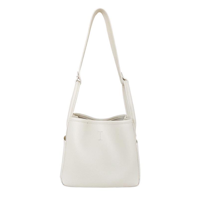 BAGG👾 包包女包韓版新款女士肩背包大容量時尚小眾PU小內袋水桶包潮流 時尚包 錢包 手拿包 母親節禮物-細節圖5