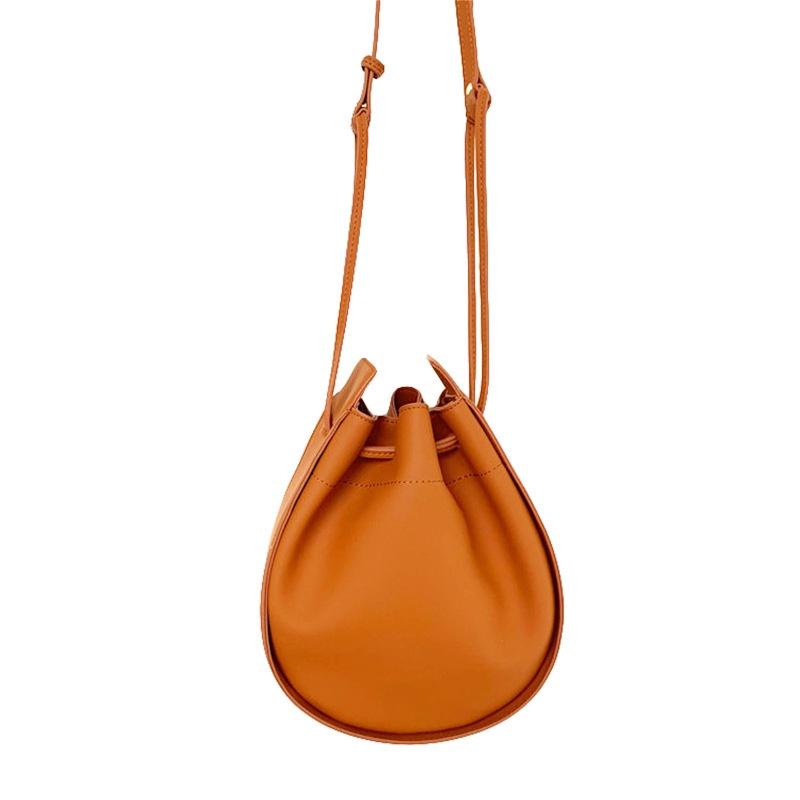 BAGG👾 韓版包包女新款手提包 質感時尚肩背包ins女抽繩褶皺包 時尚包 休閒百搭包包 母親節禮物-細節圖5