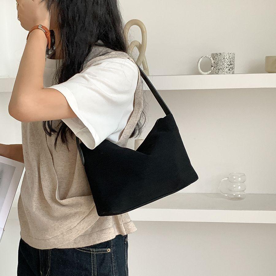 BAGG👾 秋冬新款麂皮絨腋下包高級感單肩棕色包包小眾毛絨包女 時尚包 錢包 手拿包 母親節禮物-細節圖4