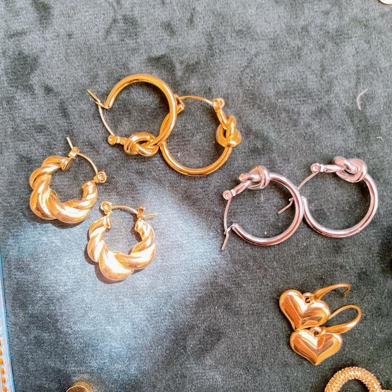 【鎏金歲月】CityCape©這座城飾۞韓國爆款｜氣質麻花牛角｜螺旋藝術耳扣｜時尚輕奢小眾設計款網紅耳環秋冬新品禮物交換-細節圖6