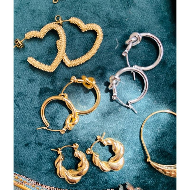 【鎏金歲月】CityCape©這座城飾۞韓國爆款｜氣質麻花牛角｜螺旋藝術耳扣｜時尚輕奢小眾設計款網紅耳環秋冬新品禮物交換-細節圖7