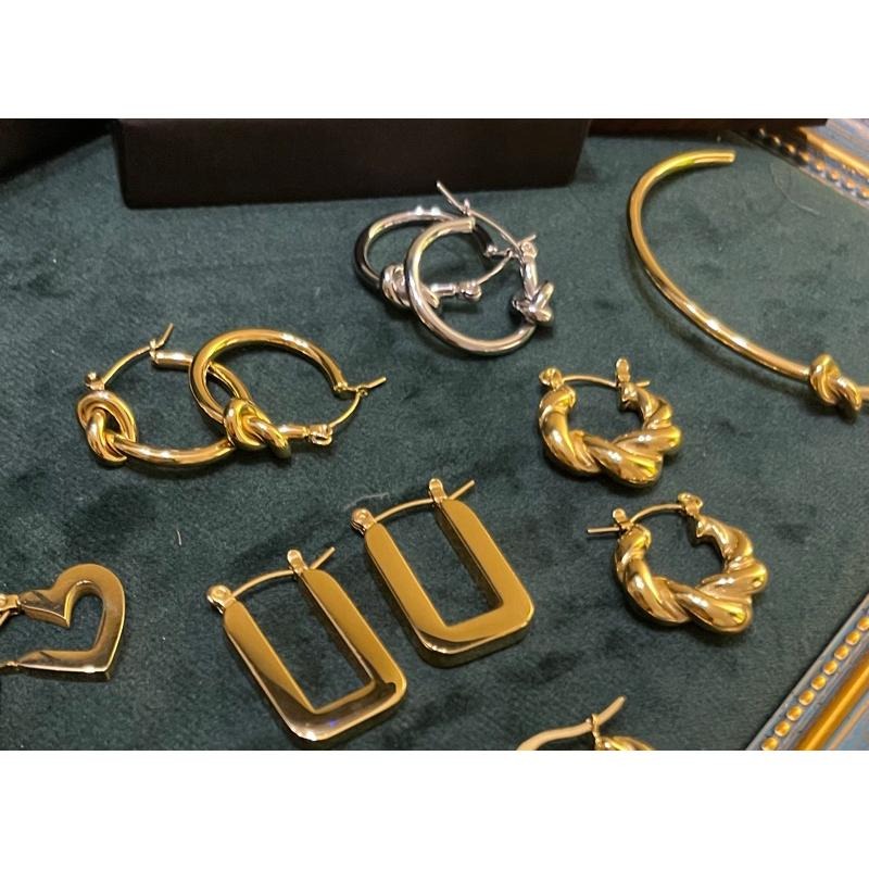 【法國街頭】CityCape©這座城飾۞鈦鋼｜港風｜冷淡方圓｜耳環｜氣質復古個性顯｜風格小眾設計｜創意不撞款小紅書爆款-細節圖6