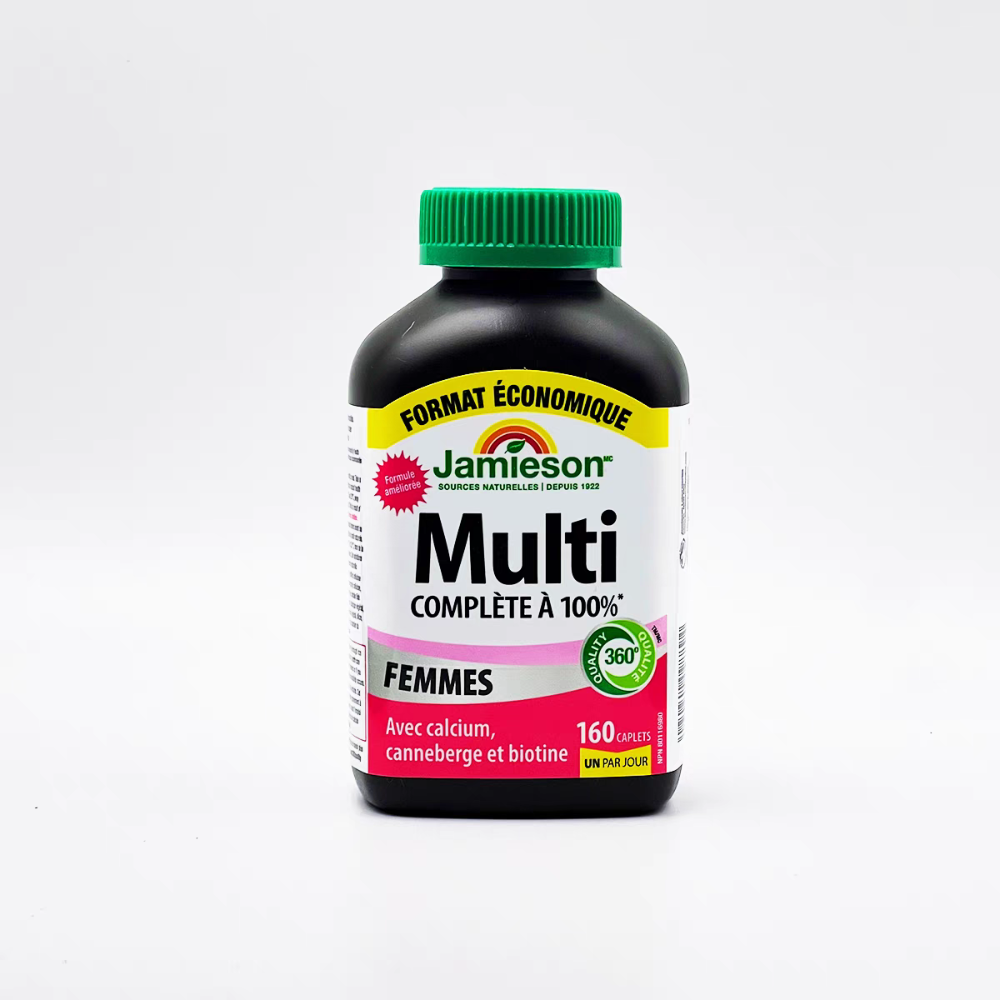 115粒，160粒加拿大Jamieson健美生女士綜合維生素礦物質女性維特多維-規格圖7