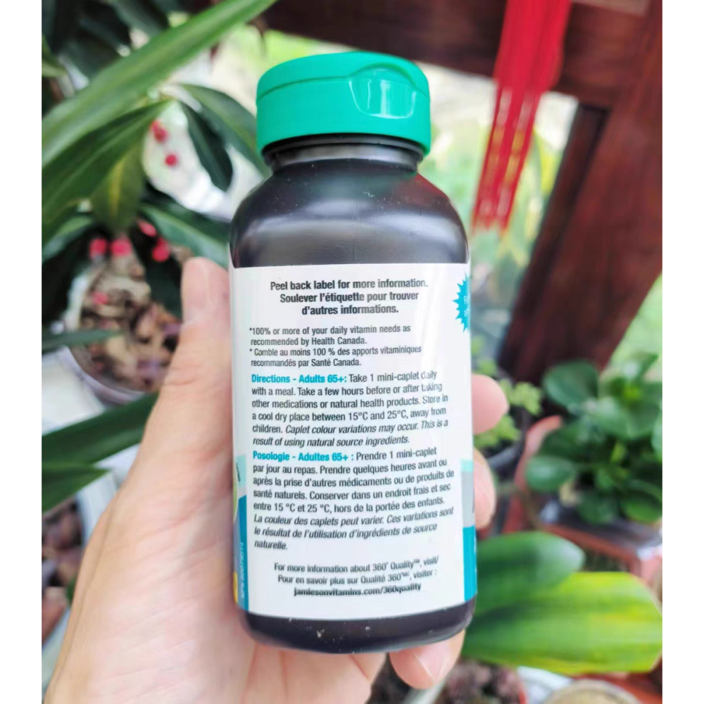 115粒加拿大Jamieson健美生 65歲+ 中老年白金綜合維生素礦物質-細節圖2