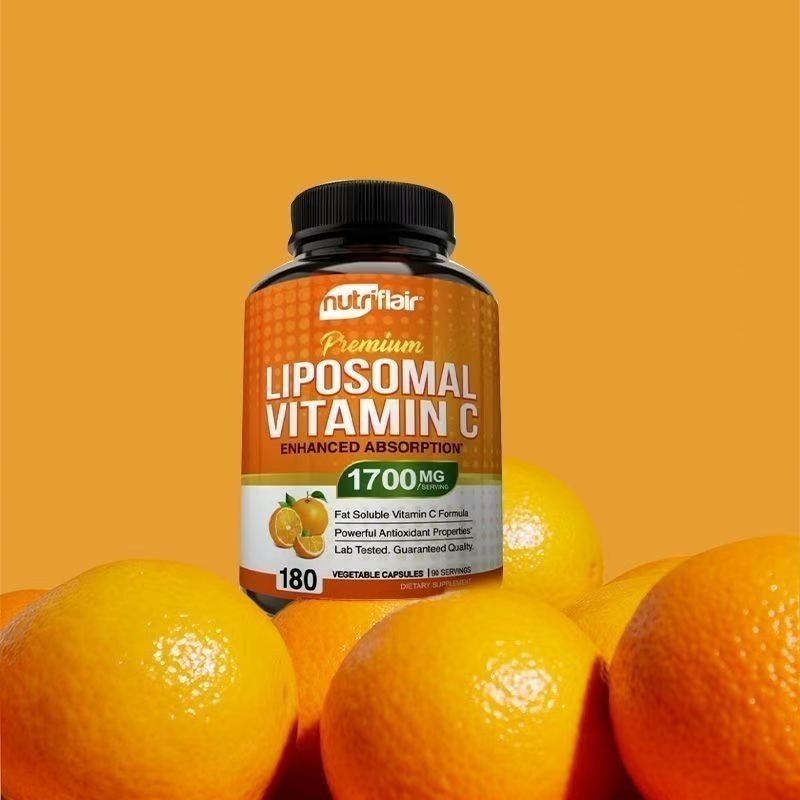 【現貨】天然脂質體維生素C脂溶性VC 180粒美國NutriFlair Liposomal VC-細節圖4