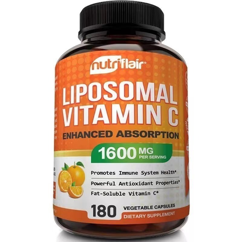 【現貨】天然脂質體維生素C脂溶性VC 180粒美國NutriFlair Liposomal VC-細節圖5