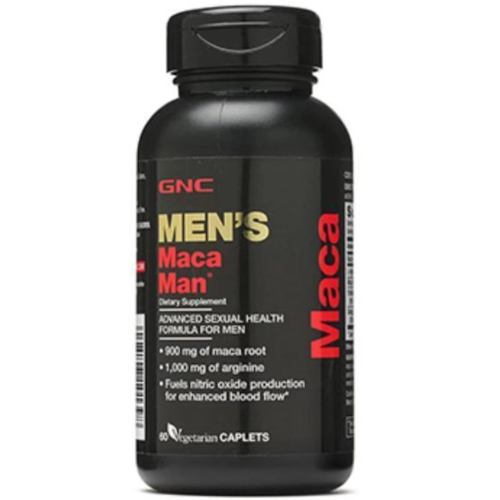 GNC健安喜男士瑪卡精氨酸胺基酸維他命B3維生素B3菸鹼酸菸鹼素睪丸酮60粒 MEN＇S Maca L-arginine