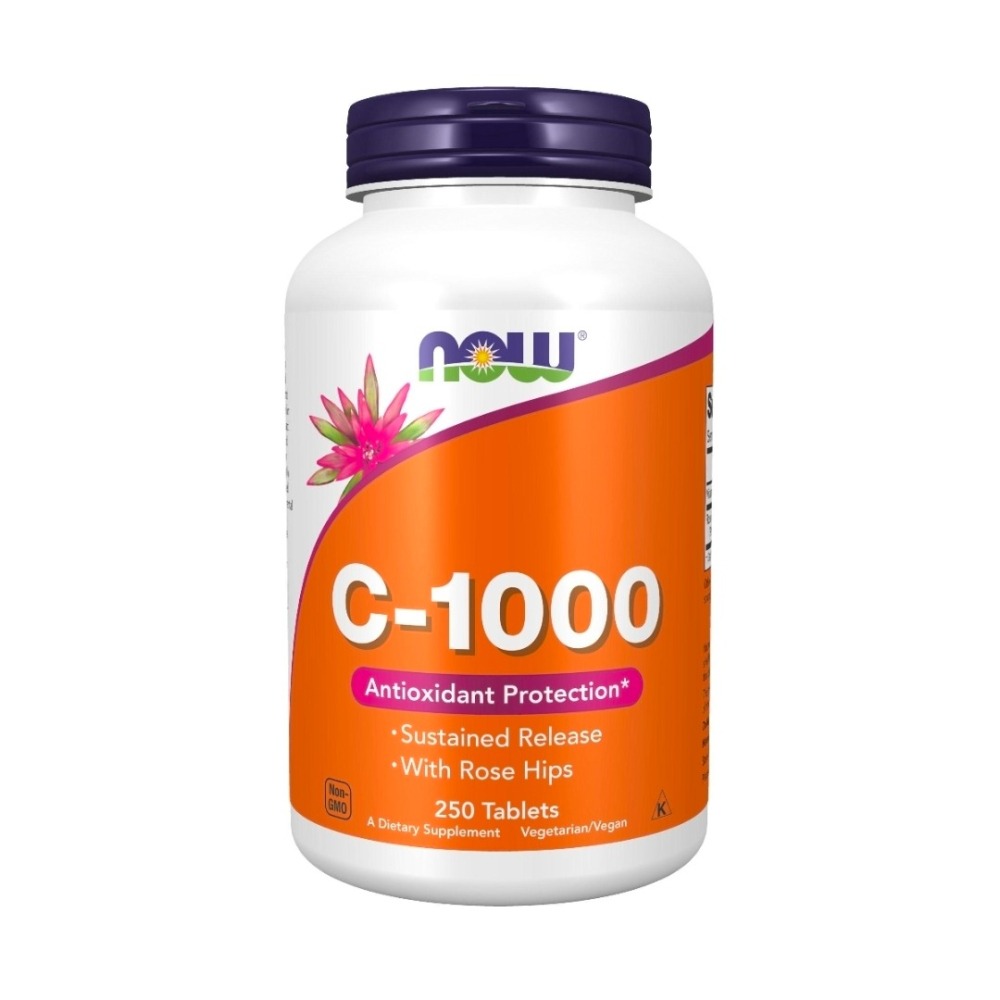 【現貨】維生素C-1000玫瑰果柑橘生物類黃酮複合物100粒，now foods 維生素C-1000 玫瑰果，250粒-細節圖7