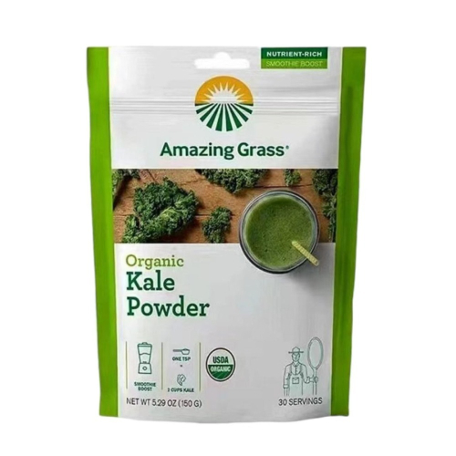 美國Amazing Grass超級蔬菜羽衣甘藍粉16種營養膳食纖維素胡蘿蔔素葉酸鈣鐵鉀5種維生素ACK礦物質優質蛋白