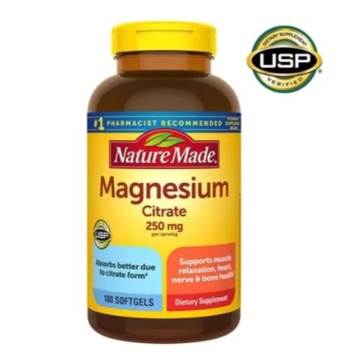 美國好市多Nature made Magnesium Citrate天唯美 液態鎂 檸檬酸鎂 250mg 120粒