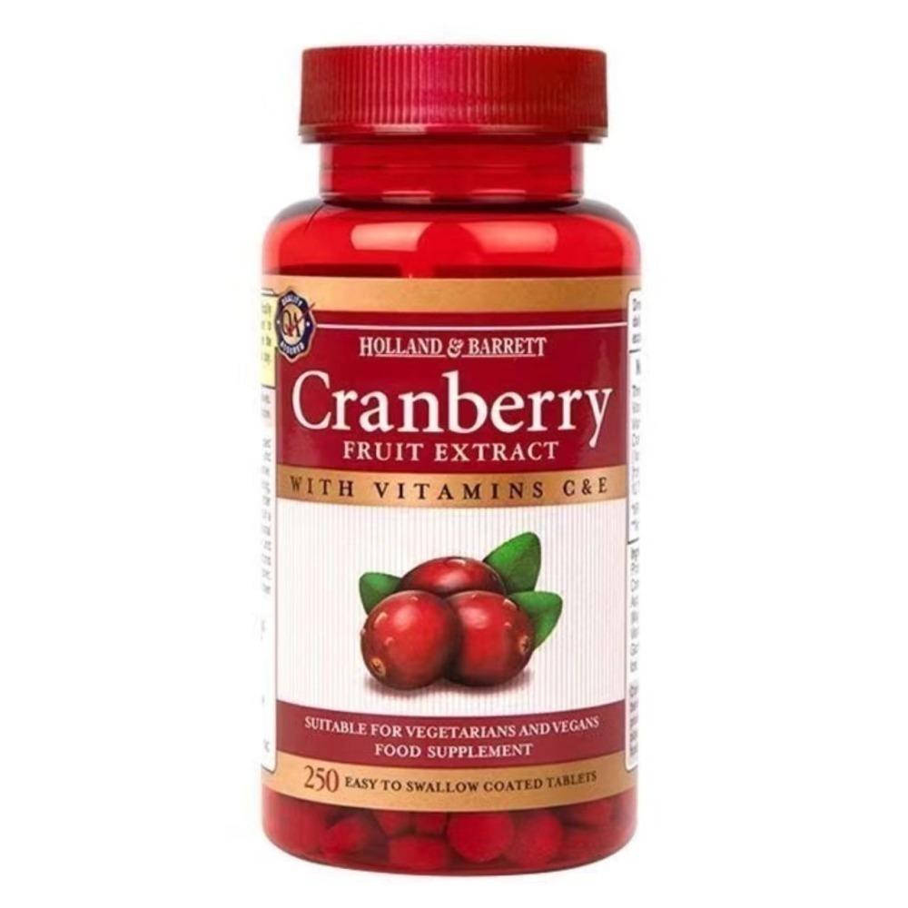 【現貨】荷柏瑞HB蔓越莓小紅莓蔓越橘250粒礦物質鉀鎂磷銅維生素ACEK1類黃酮A型原花青素兒茶素槲皮楊梅素熊果酸三萜類-細節圖3