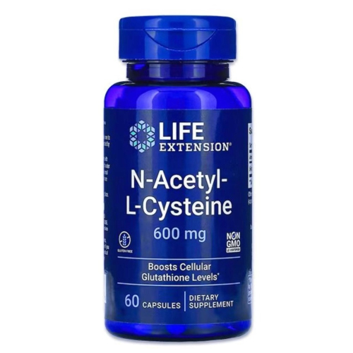 Life Extension ,NAC，N-乙醯-L-半胱氨酸 600mg，60粒