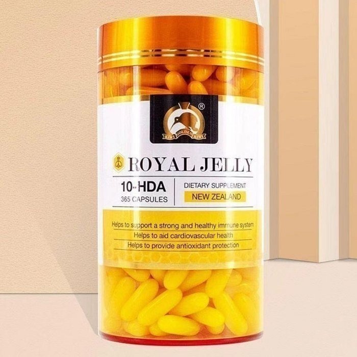 【現貨快速達】紐西蘭金奇維Gold kiwi蜂王漿365粒 維生素、礦物質多種營養蜂皇漿10-HDA蜂王乳10H2DA-細節圖3