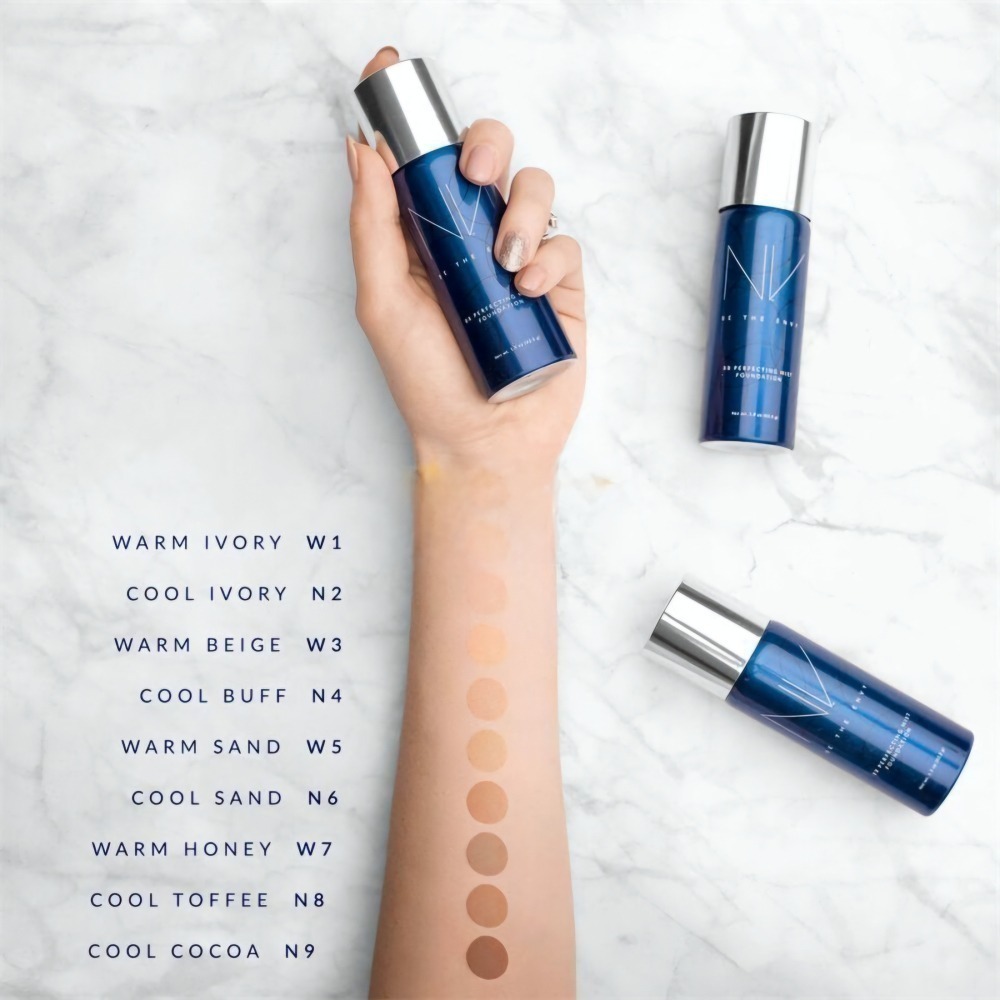 Jeunesse美商婕斯NV光漾無暇亮顏底妝前噴霧primer定妝白色美國婕斯BB霜W1N2W3N4號色遮瑕粉底NV官網-細節圖9