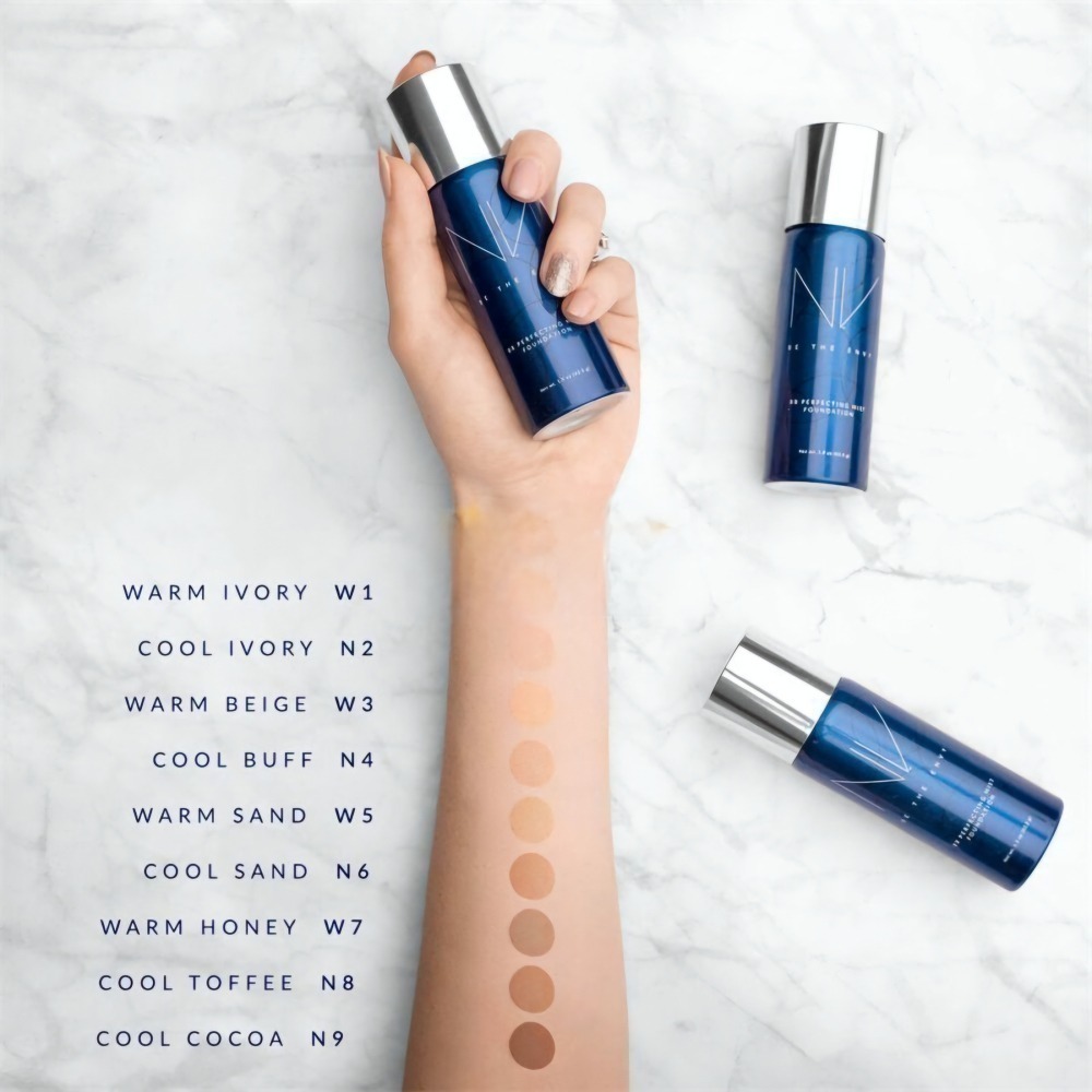 Jeunesse美商婕斯NV光漾無暇亮顏底妝前噴霧primer定妝白色美國婕斯BB霜W1N2W3N4號色遮瑕粉底NV官網-細節圖9