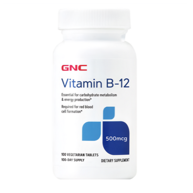 GNC Vitamin B-12健安喜維生素B12維他命甲鈷胺素 鈣-規格圖4