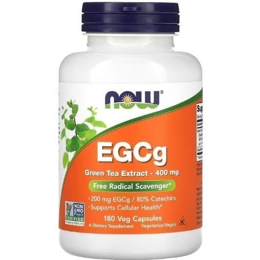 Now Foods EGCg 綠茶萃取物 400毫克 180粒/90粒 茶多酚 兒茶素 活性高 去咖啡因萃取綠茶-細節圖2