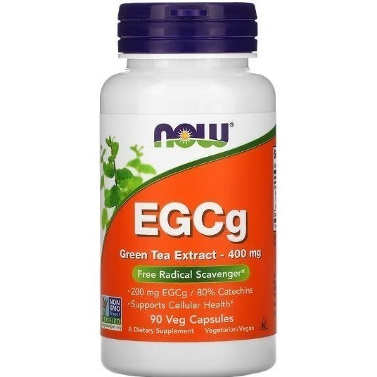 Now Foods EGCg 綠茶萃取物 400毫克 180粒/90粒 茶多酚 兒茶素 活性高 去咖啡因萃取綠茶-細節圖3