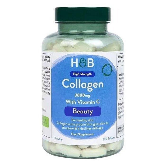 【現貨】28年12月新版荷柏瑞hb三倍水解膠原蛋白高含量180粒 英國 Collagen With Vitamin C-規格圖6