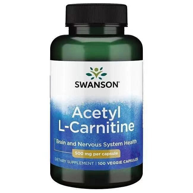 【現貨快速達】Swanson 乙醯左旋肉鹼 Acetyl L-Carnitine 卡尼丁 500mg，240粒，100粒-細節圖4