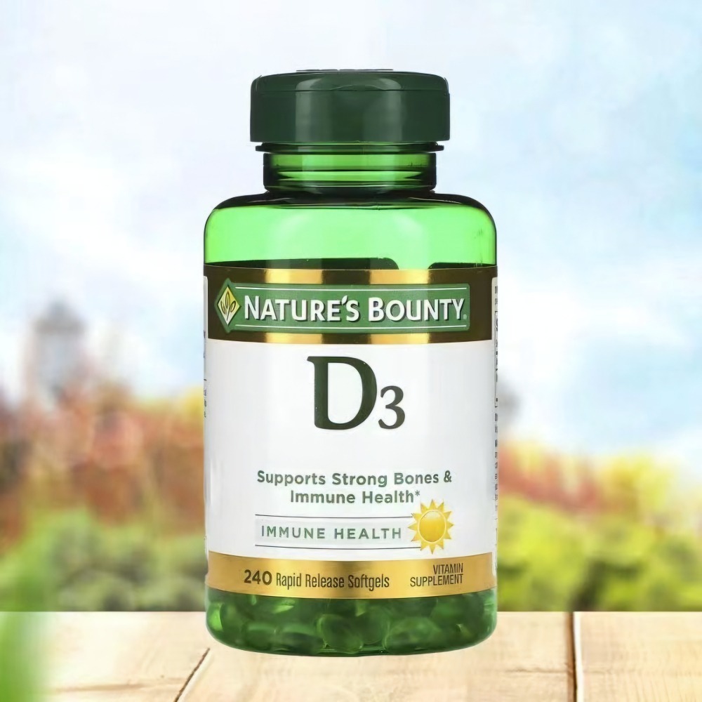 美商NATURE＇S BOUNTY自然之寶陽光維生素d3維他命400粒/350粒/250粒/240粒/150粒VD3-細節圖3