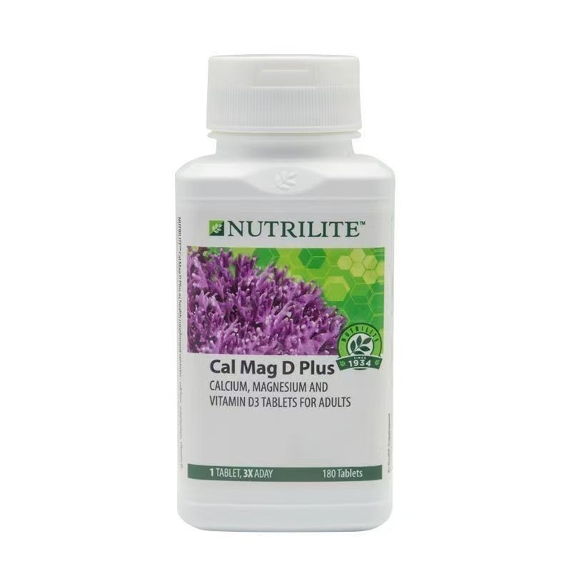 【現貨】Amway安麗天然海藻鈣鎂維D3三效合一180粒Nutrilite紐崔萊Cal Mag D Plus亞洲版-細節圖2