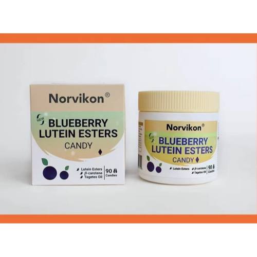 美國Norvikon葉黃素脂藍莓β-胡蘿蔔素90粒 BLUEBERRY LUTEIN ESTERS β-carotene