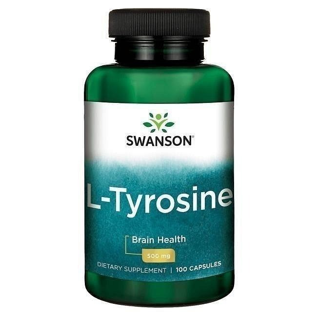 【現貨快速達】美國Swanson L-Tyrosine 左旋酪氨酸 500mg*100粒-細節圖3