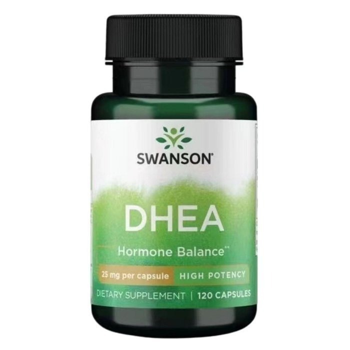 【現貨快速達】美國swanson 脫氫表雄酮25mg/50mg 120粒青春素DHEA超級荷爾蒙-規格圖3