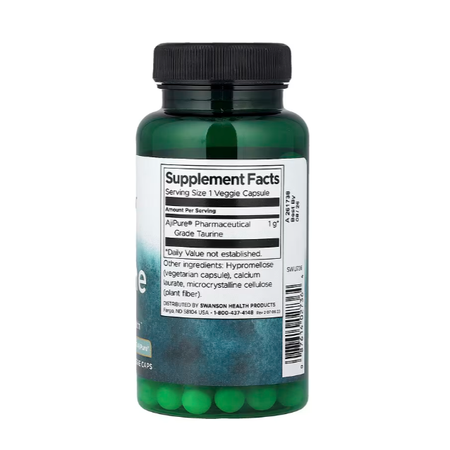 【現貨快速達】美國swanson Taurine 牛磺酸500mg 100粒，1000mg 60粒-細節圖6