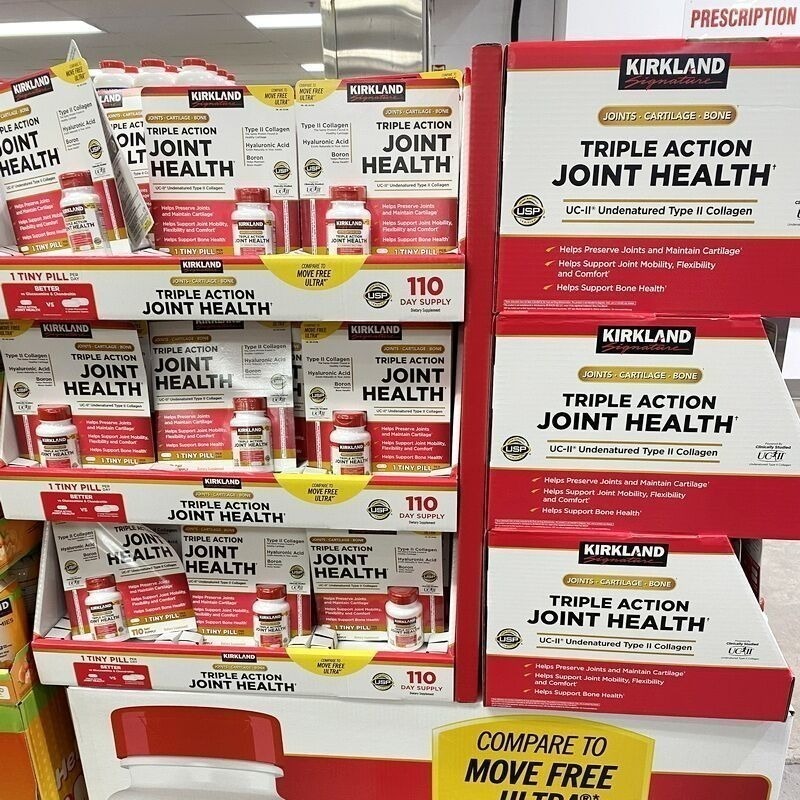 【現貨快速達】美國Kirkland科克蘭 非變性第二型膠原蛋白肽110粒UC2骨膠原蛋白肽UC-Ⅱ 三效關節軟骨膝蓋營養-細節圖7