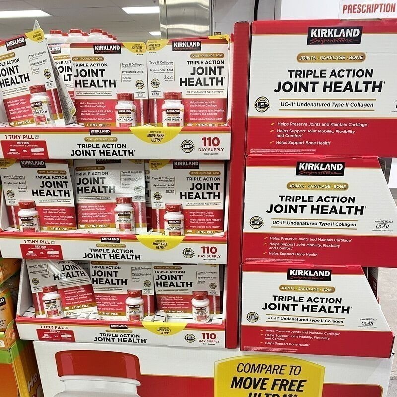 【現貨快速達】美國Kirkland科克蘭 非變性第二型膠原蛋白肽110粒UC2骨膠原蛋白肽UC-Ⅱ 三效關節軟骨膝蓋營養-細節圖7