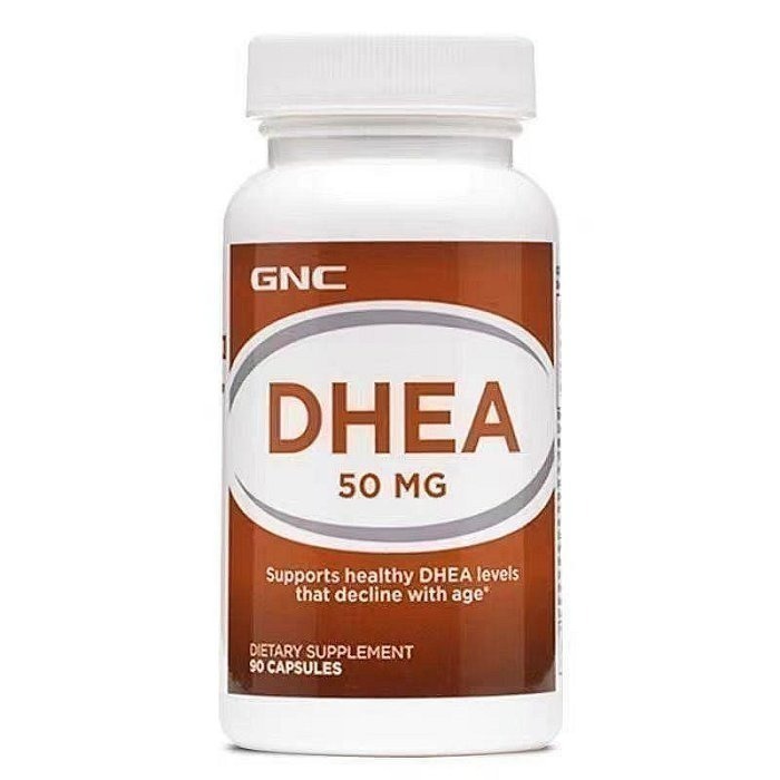 【現貨】GNC健安喜脫氫表雄酮25mg /50mg，90粒青春素DHEA超級荷爾蒙-細節圖3
