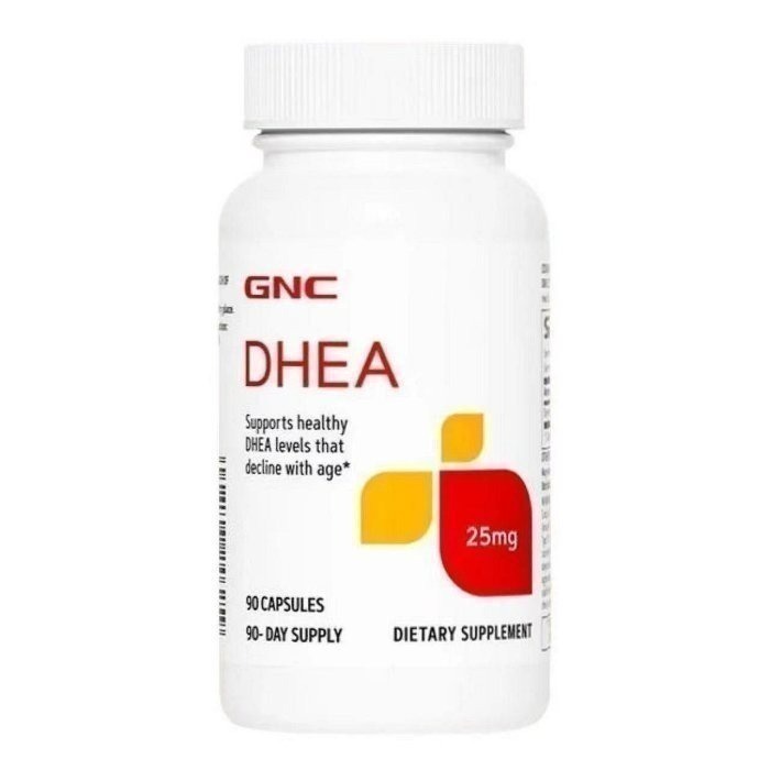 【現貨】GNC健安喜脫氫表雄酮25mg /50mg，90粒青春素DHEA超級荷爾蒙-細節圖5