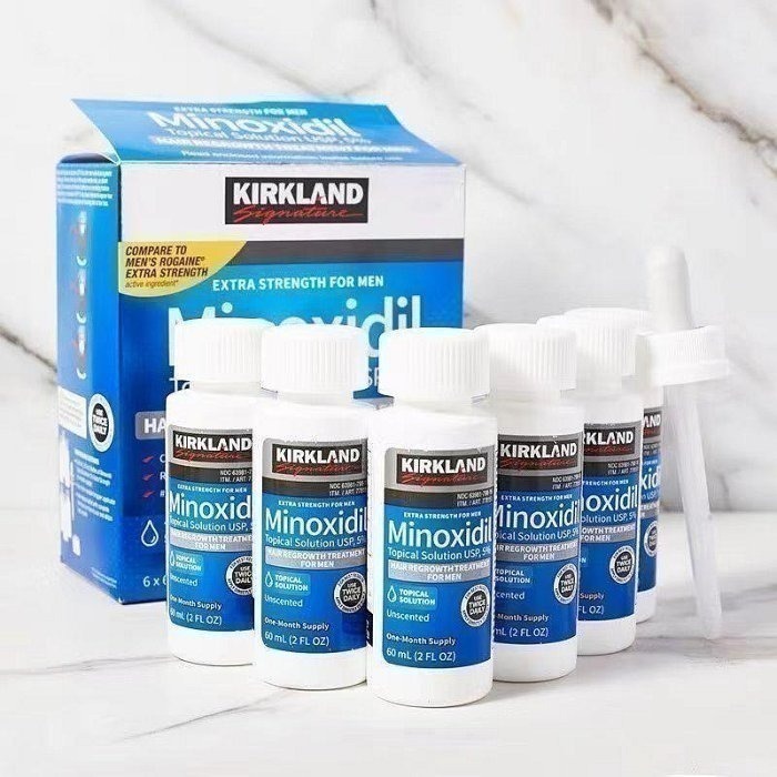 【現貨】美國kirkland科克蘭好市多男女頭髮頭皮髮根毛囊營養液強效5%單瓶60ml*6瓶/盒-規格圖9