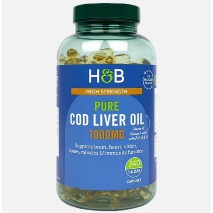 規格全系列荷柏瑞HB富含DHA鱈魚肝油EPA歐米伽3維生素AD深海魚油高濃度英商COD LIVER OIL-規格圖6