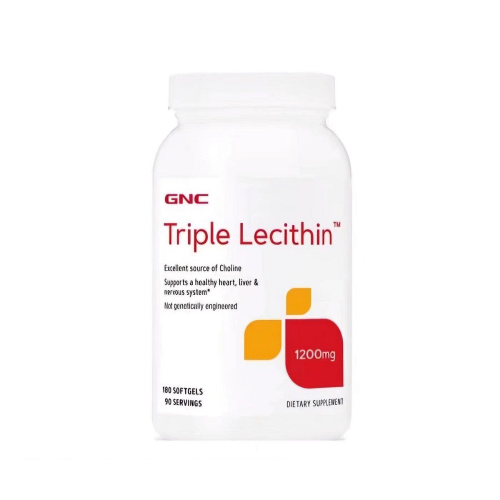 GNC健安喜三效大豆卵磷脂1200mg 180粒/360粒 美商Triple Lecithin-規格圖2