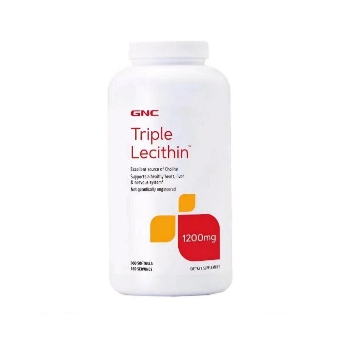 GNC健安喜三效大豆卵磷脂1200mg 180粒/360粒 美商Triple Lecithin-規格圖3