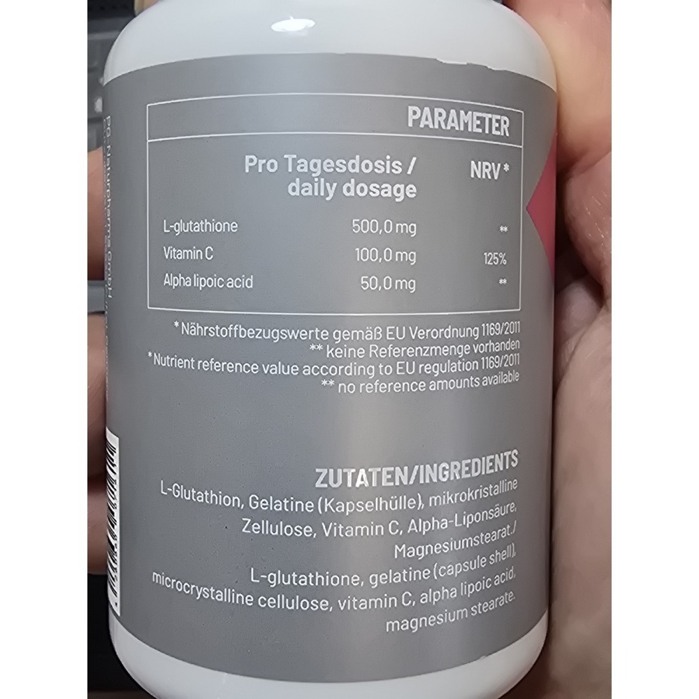 每德高端還原型穀胱甘肽維生素C，α-硫辛酸60粒德商L-Glutathione VC Alpha Lipoic Acid-細節圖3