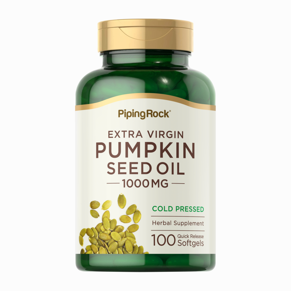 【現貨快速達】南瓜籽油 1000mg，3000mg 南瓜子油 美商PipingRock Pumpkin Seed Oil-細節圖4