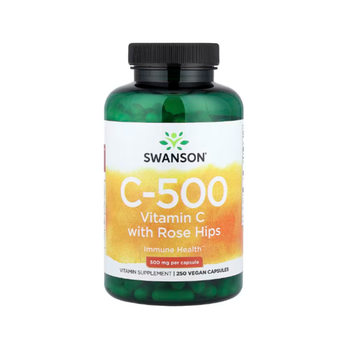 【現貨快速達】美國swanson維C1000玫瑰果維生素C高含量/維C500柑橘生物類黃酮維生素C高含量維他命c-細節圖9