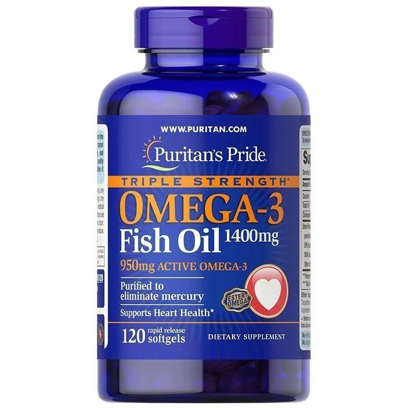 EPA歐米伽3魚油DHA軟膠1400mg黑鑽級120粒/90粒普麗普萊美國深海魚油omega3-細節圖2