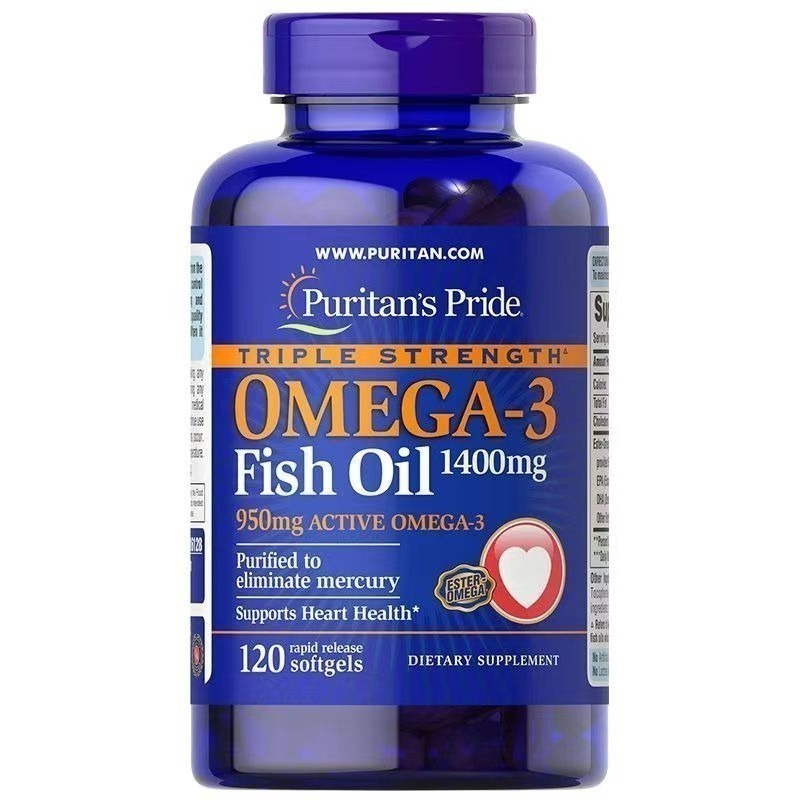 【現貨】EPA歐米伽3魚油DHA軟膠1400mg黑鑽級90粒，120粒普麗普萊美國深海魚油omega3-細節圖2